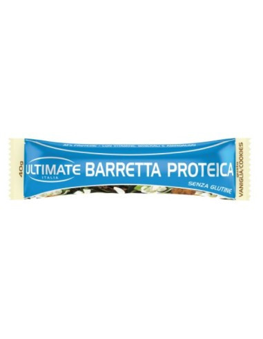 ULTIMATE BARRETTE PROTEICHE VANIGLIA E COOKIES 40G - 1 PEZZO