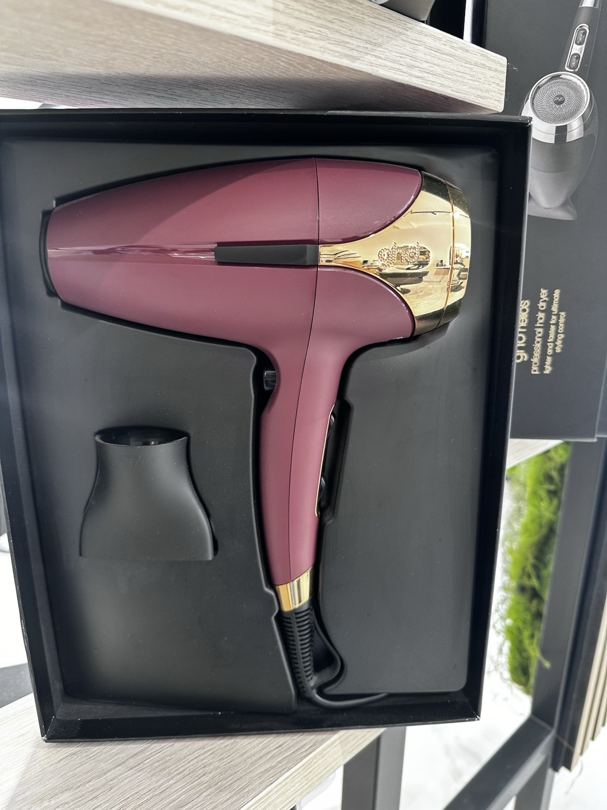 ghd Helios 2200W Asciugacapelli Pofessionale Elettrico con Filo - Plum