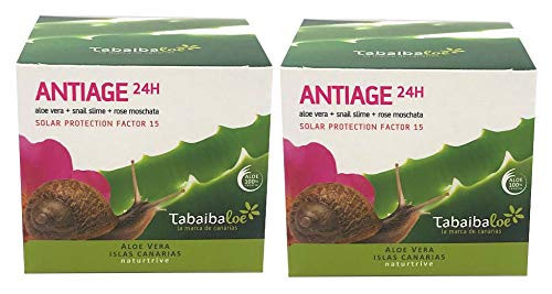 Crema viso rigenerante Anti-invecchiamento 24h 100 ml Tabaibaloe - 2 (E6Y)