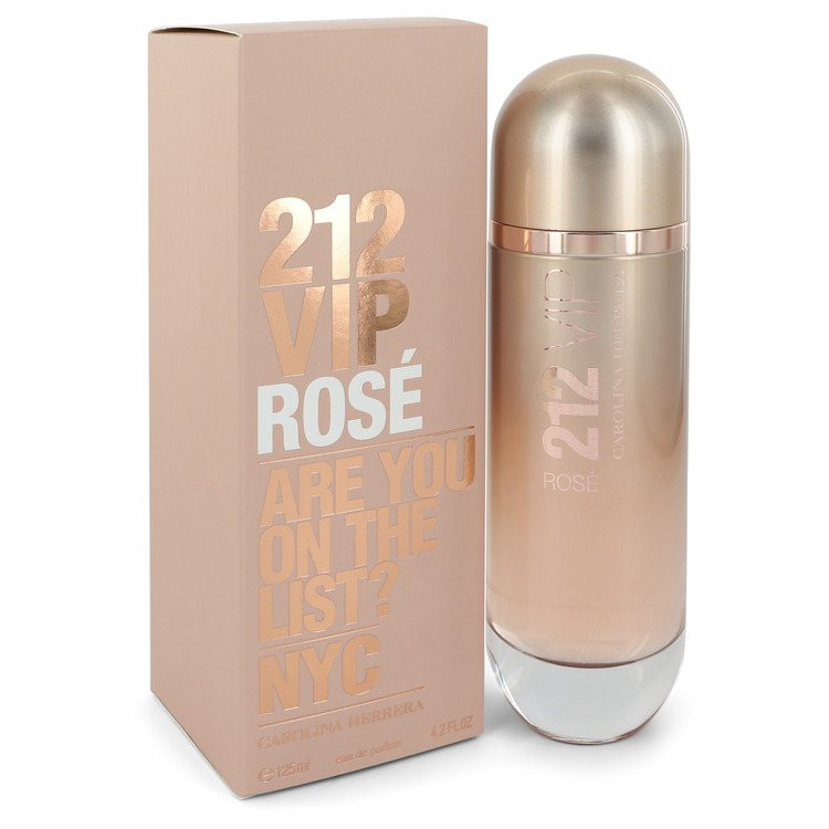 212 VIP Rose by Carolina Herrera Eau De Parfum Spray 4.2 oz / e 125 ml