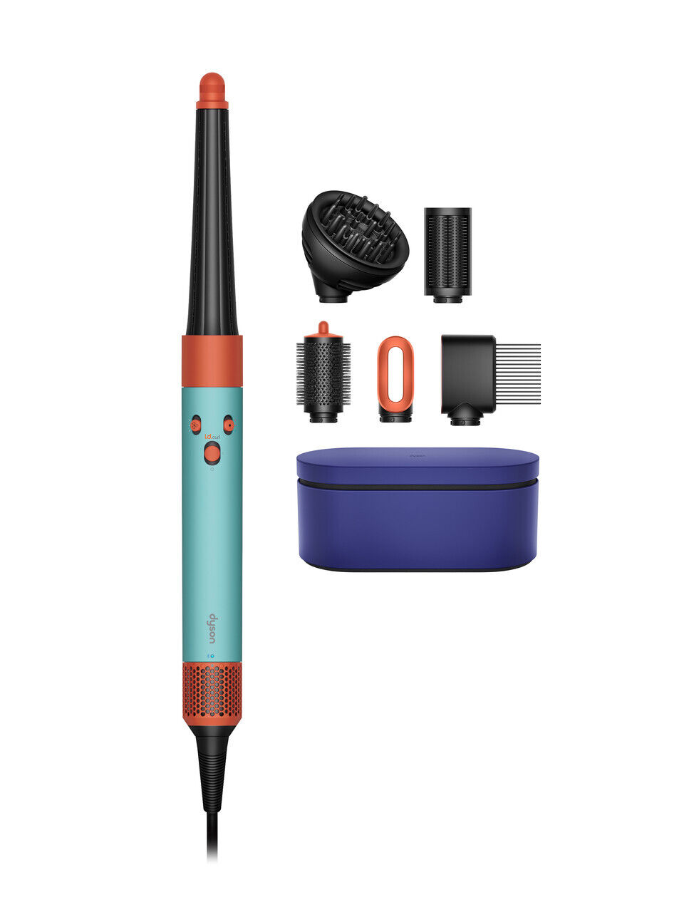 Dyson Airwrap i.d. Multistyler Caldo Nero, Arancione, Colore foglia di tè 1300 W