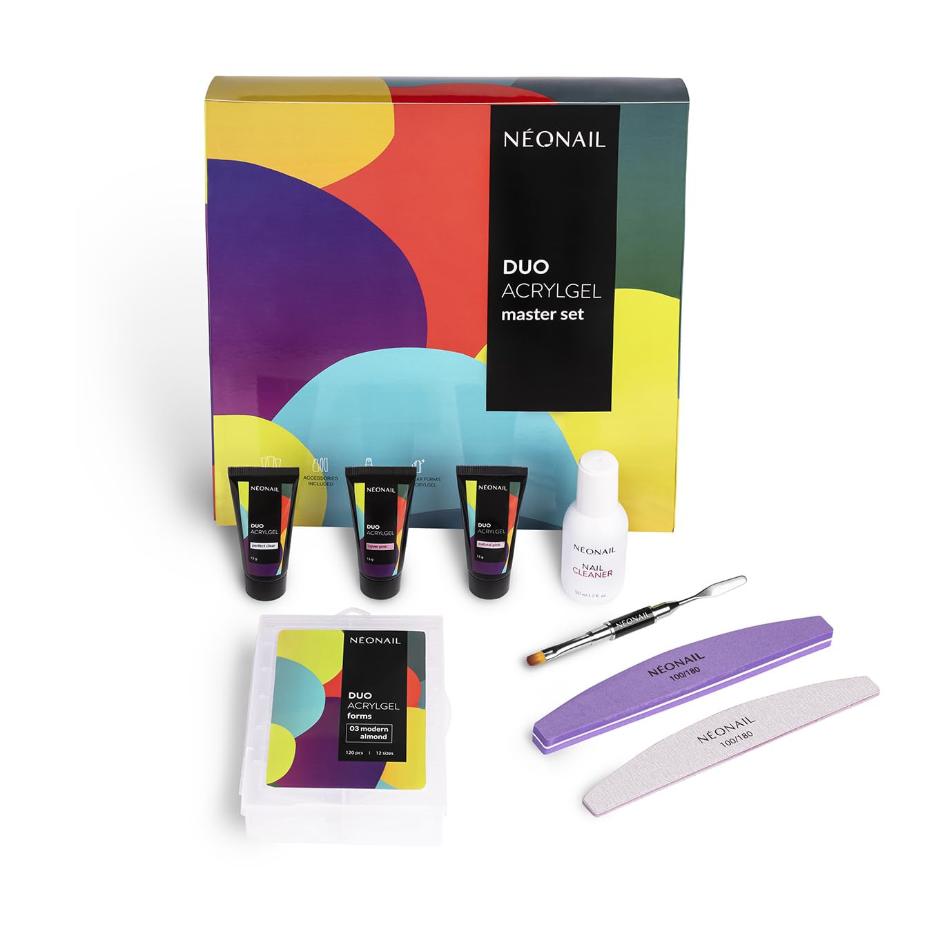 NEONAIL Duo AcrylGel MASTER SET - Kit Semipermanente Unghie - Gel (n9O)