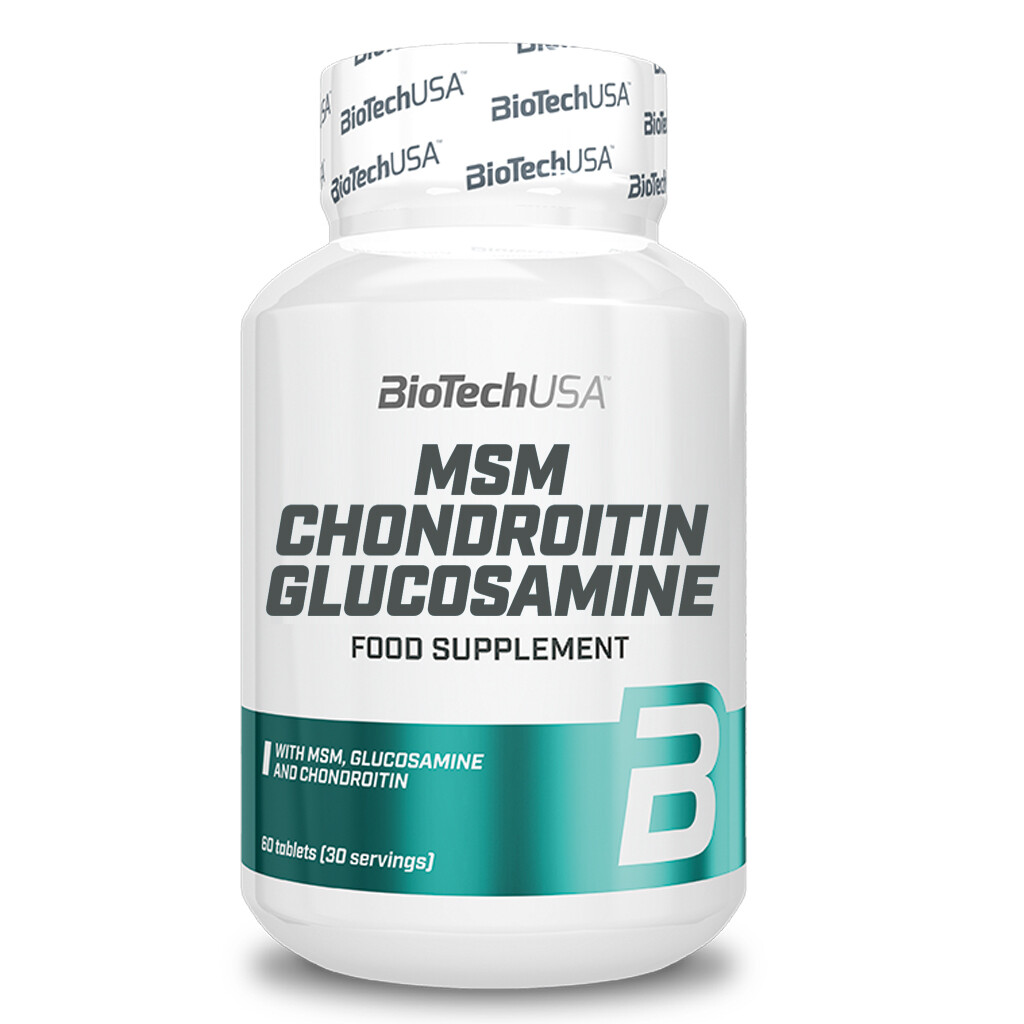 BIOTECH USA MSM CHONDROITIN GLUCOSAMINE 60 TAV
