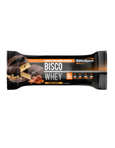 BARRETTA PROTEICA BISCO WHEY CARAMEL & PEANUTS