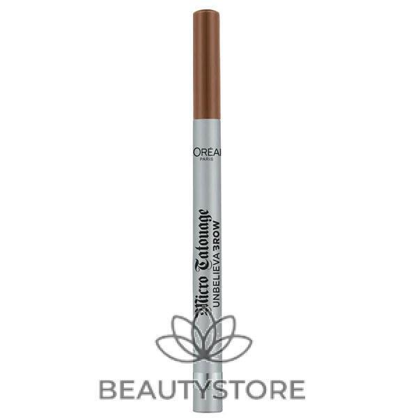 L'OREAL UNBELIEVA BROW MICRO TATOUAGE LIGHT BRUNETTE 105