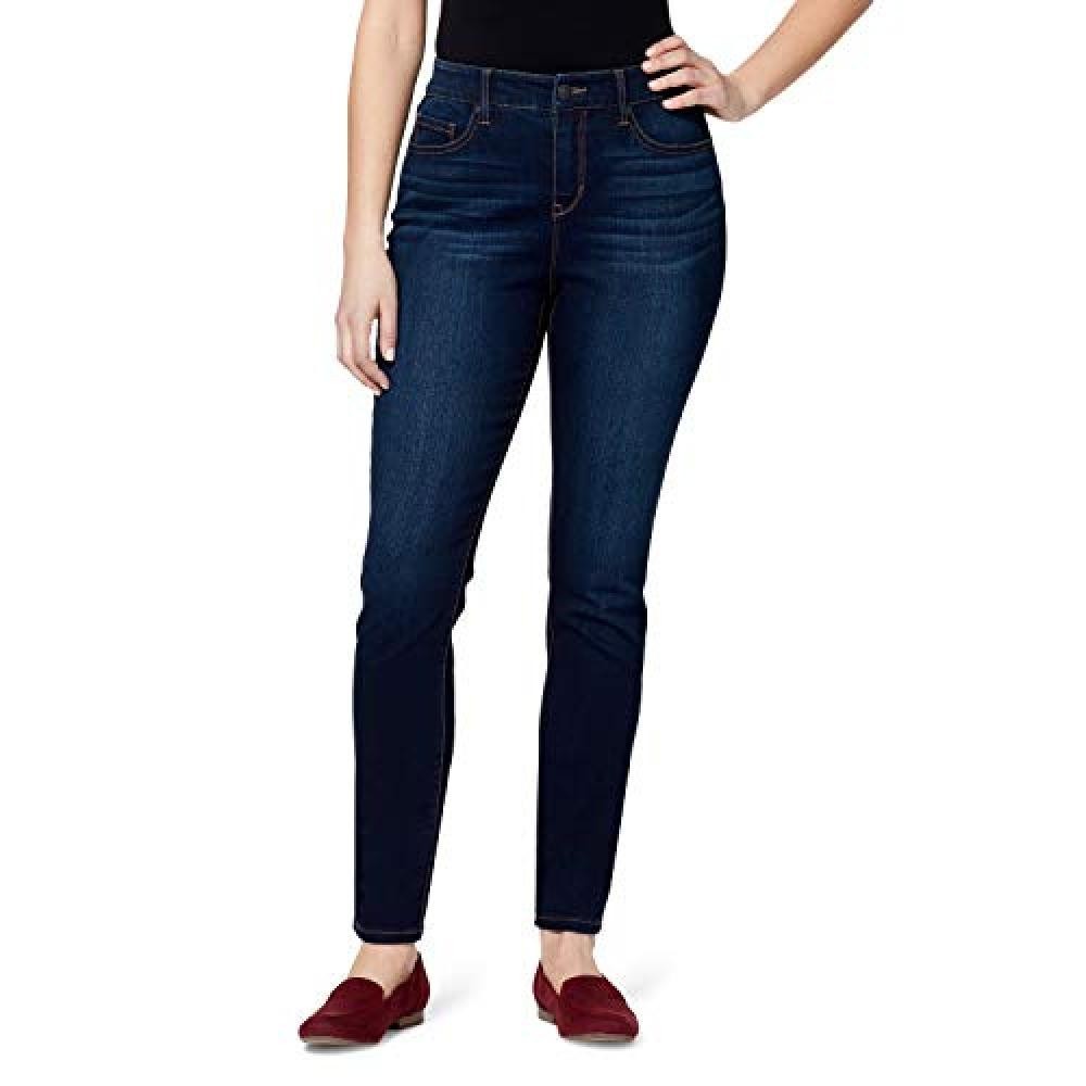 (TG. 44) Gloria Vanderbilt Jeans Skinny Curvy Comfort, Parker Baffi, 44 Donna -