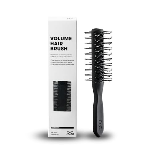 O.C. Haircare Spazzola per capelli – Spazzola in carbonio con setole (t0R)