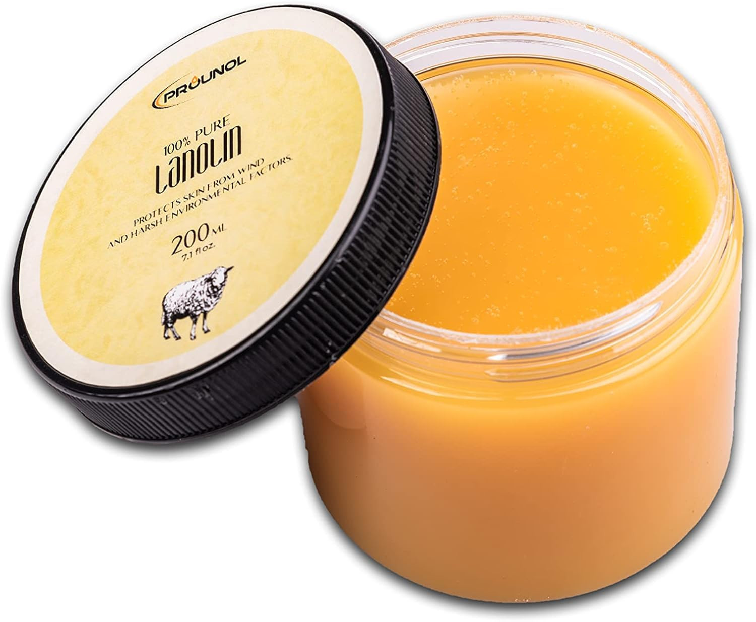 PROUNOL Lanolina Pura (lanolin anidra) 200 ml 100% naturale crema per (r9U)
