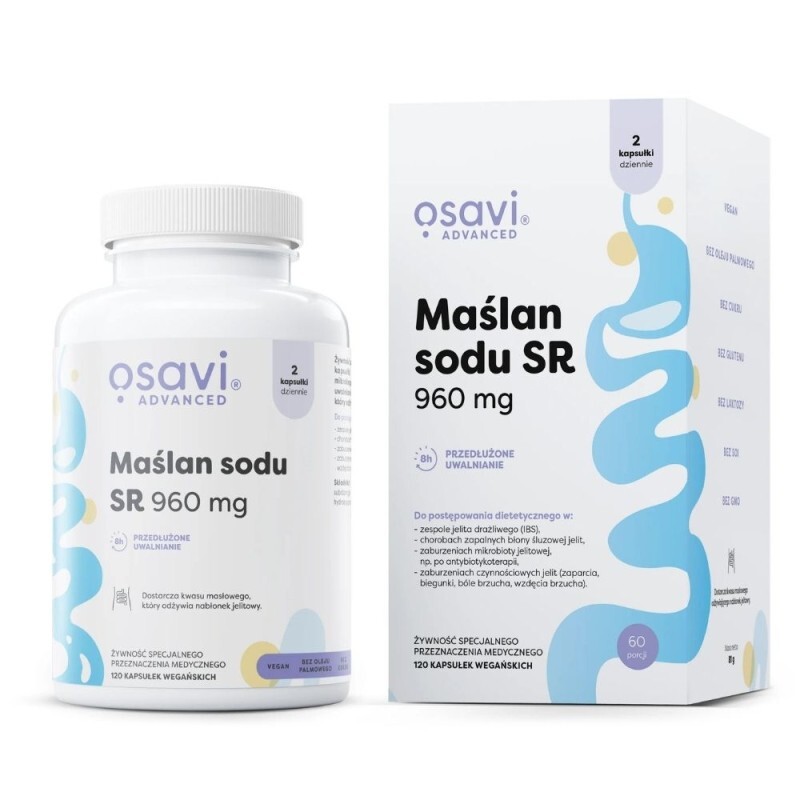 Osavi Sodio butirrato SR 960 mg, 120 capsule