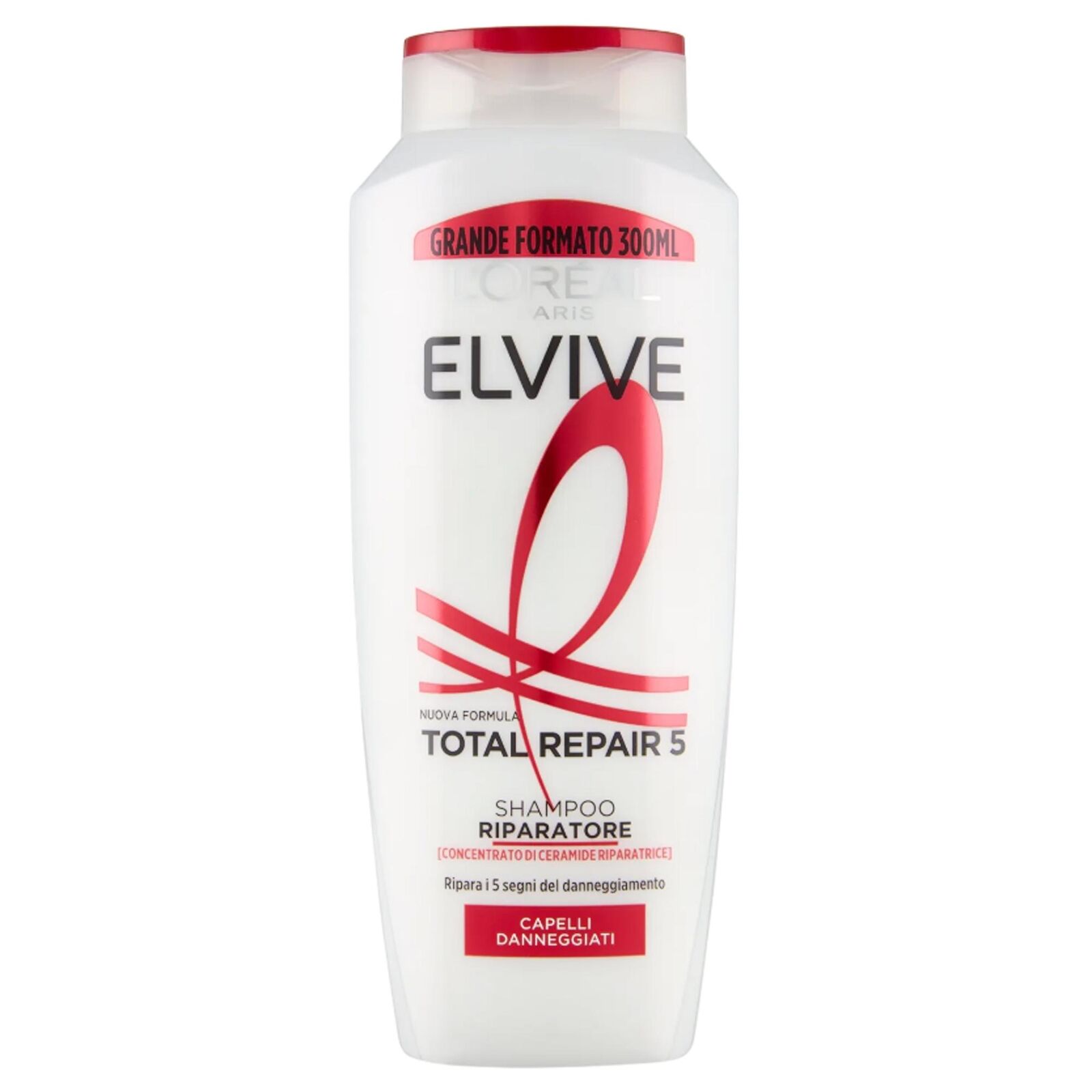 LOREAL ELVIVE TOTAL REPAIR 5 SHAMPOO 300ML RIPARATORE PER CAPELLI DANNEGGIATI