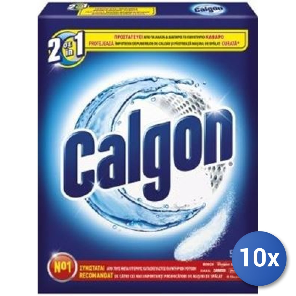 10x Bundle Calgon E 2 Polvere Gr 500 Astuccio (Calfort)