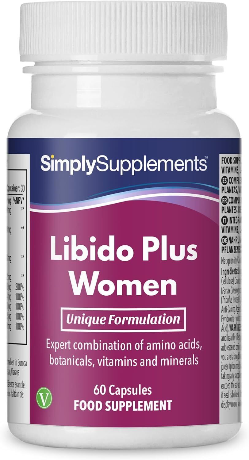 Libido Plus per donne Con radice di Maca e tribulus terrestris  60 Capsule