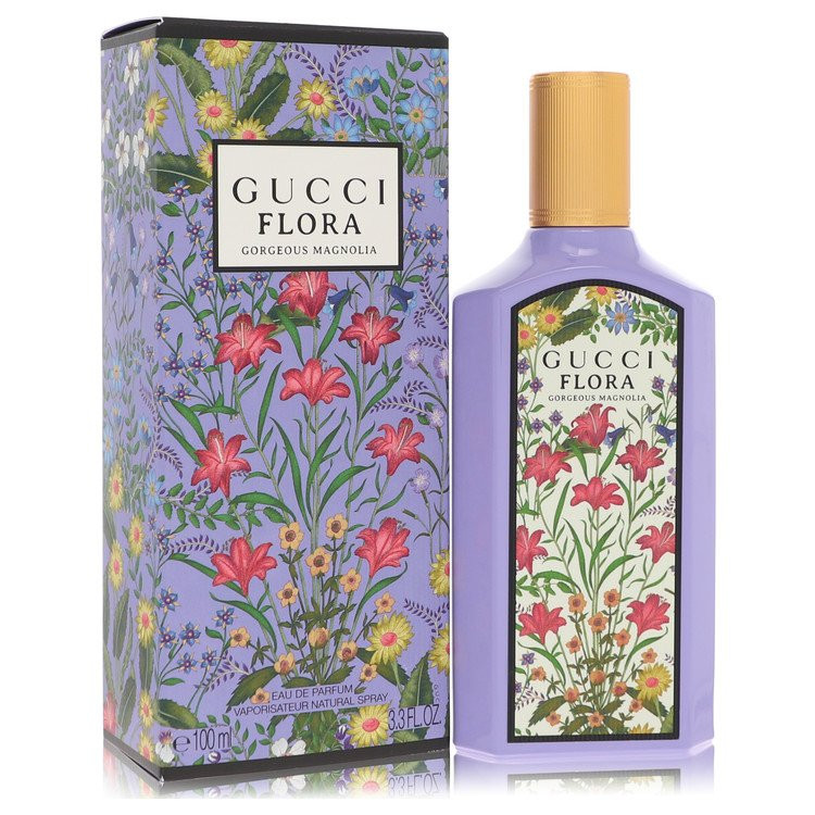 Flora Gorgeous Magnolia by Gucci Eau De Parfum Spray 3.3 oz / e 100 ml