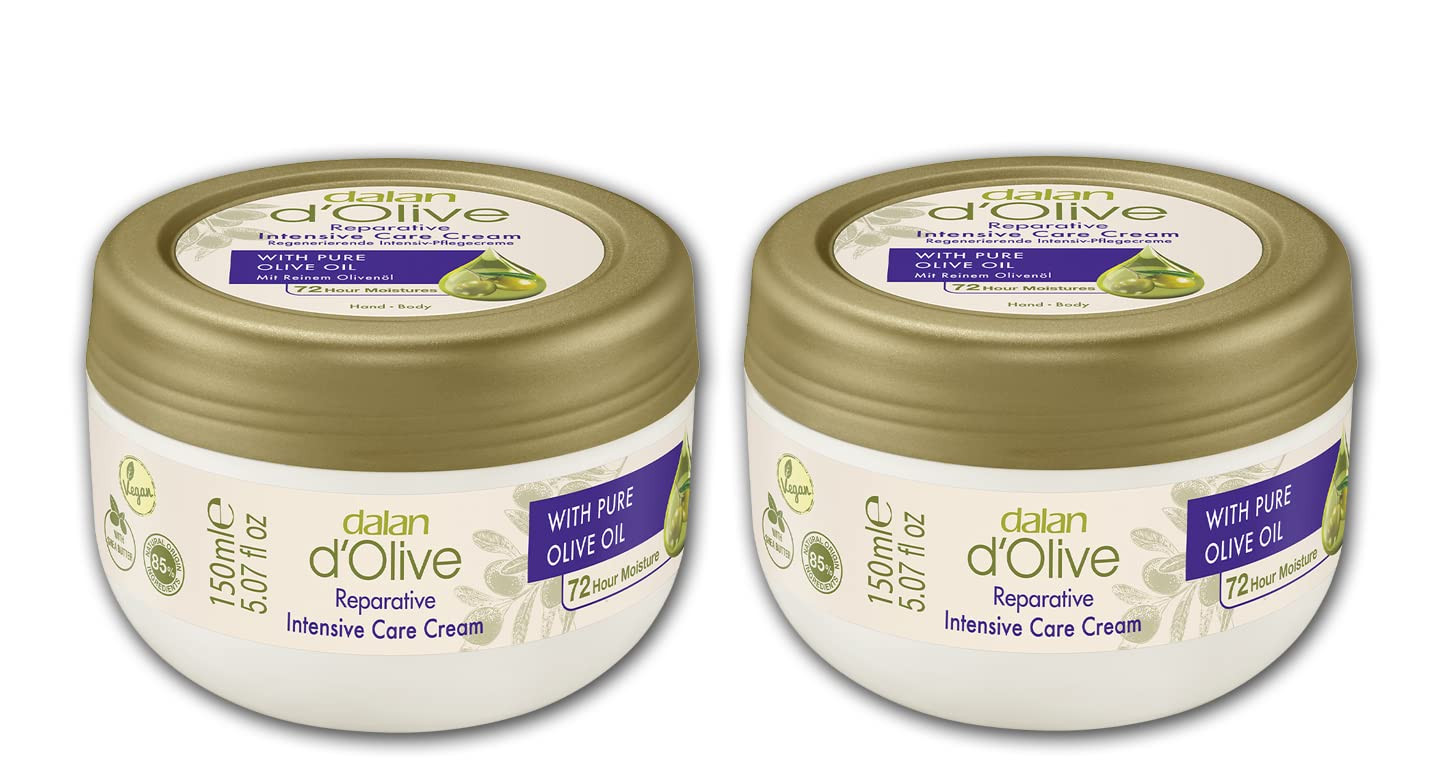 2 X Dalan d'Olive – Crema Intensiva – 150 ml – Barattolo (O8L)