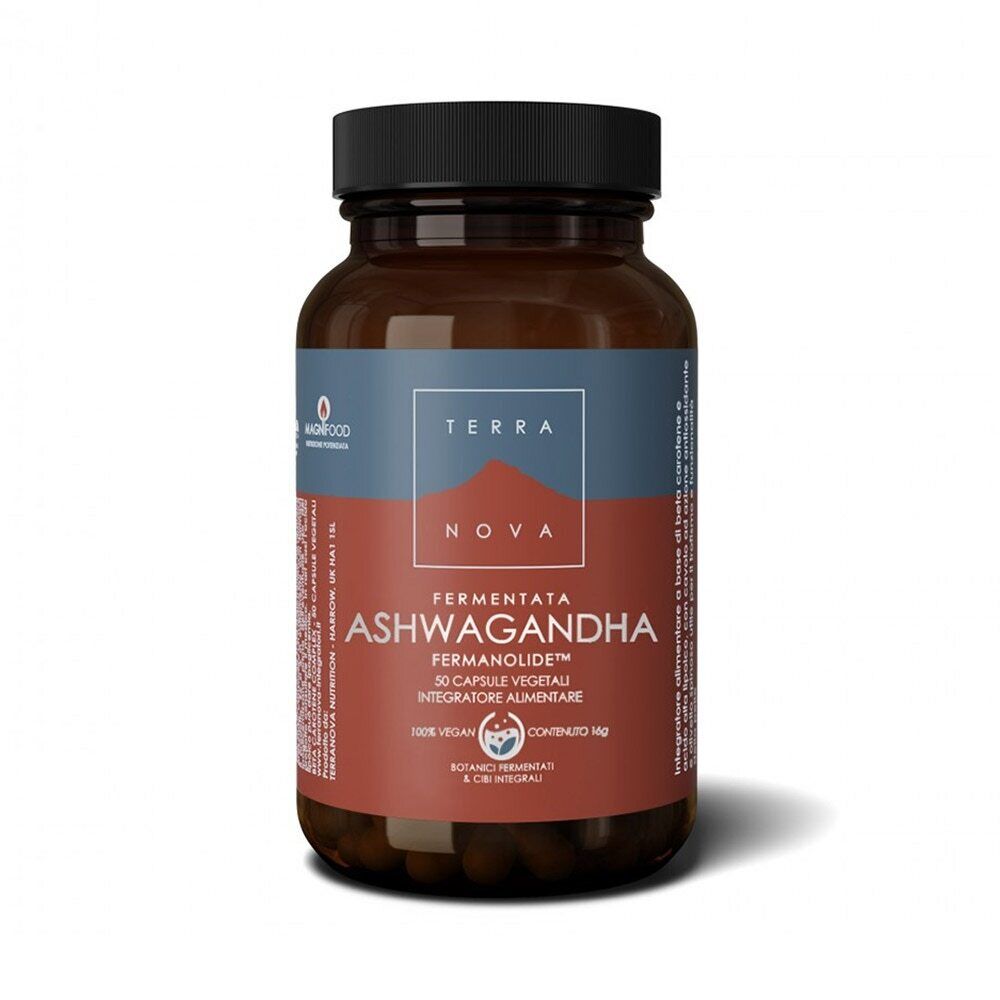 Terranova Disturbi del Sonno - Aswaganda Fermentata Integratore, 50 Capsule