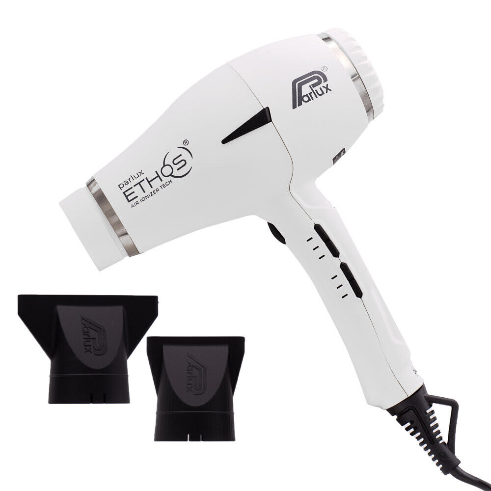 Parlux Ethos Air Ionizer Tech White - asciugacapelli