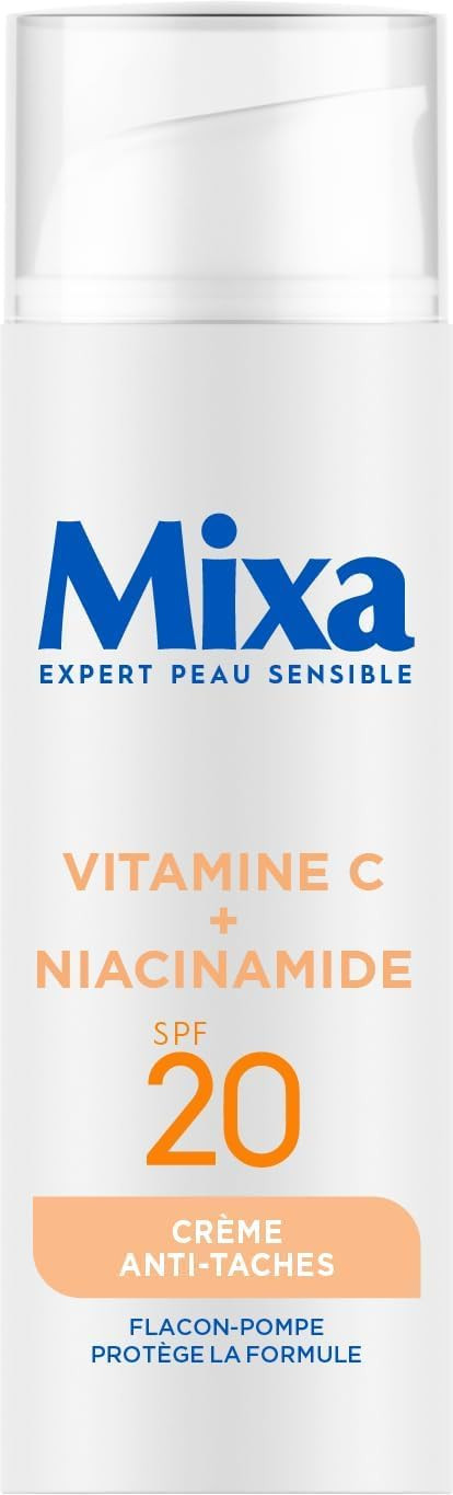 Mixa - Crema anti-macchia SPF 20 con vitamina C e niacinamide - Tintura (i8i)