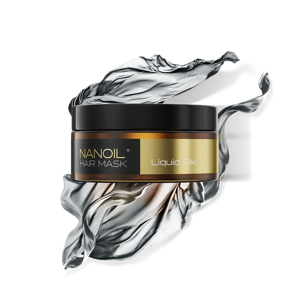 Maschera per capelli con seta liquida Nanoil 300 ml - ricostruzione
