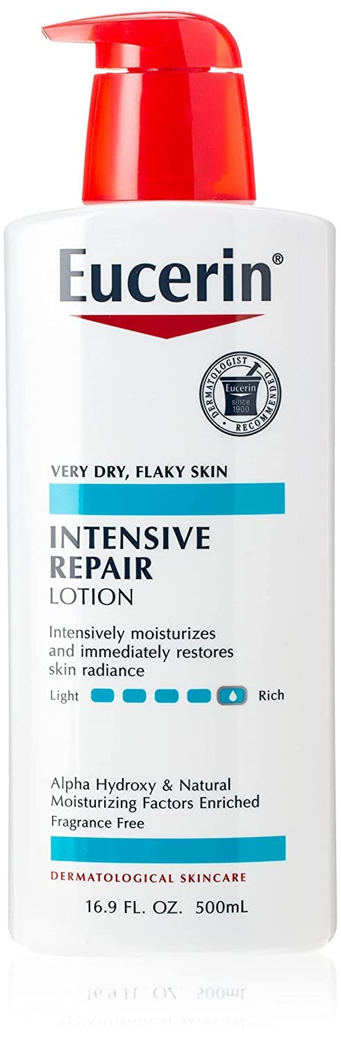 Eucerin Plus Dry Skin Therapy Intensive Repair Enriched Lotion 16.90 oz (T3l)