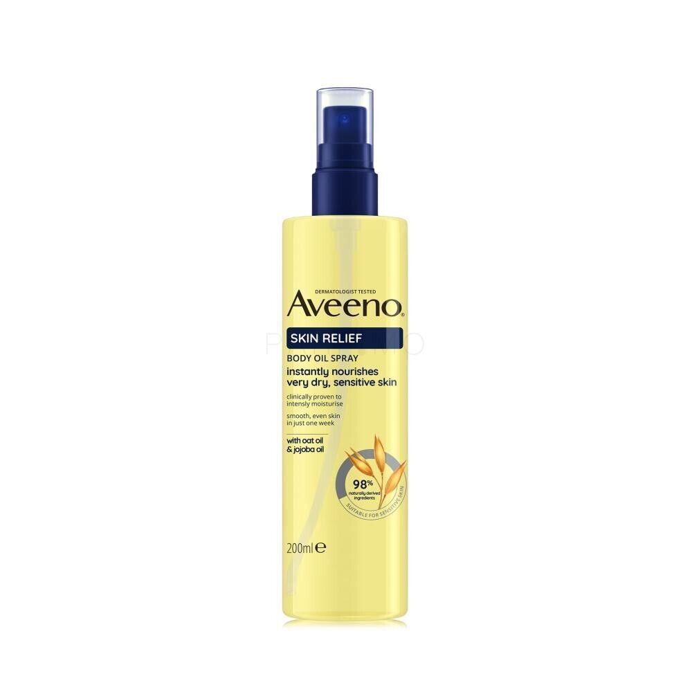 Aveeno Skin Relief Body Oil Spray Olio corpo spray nutriente e idratante 200 ml