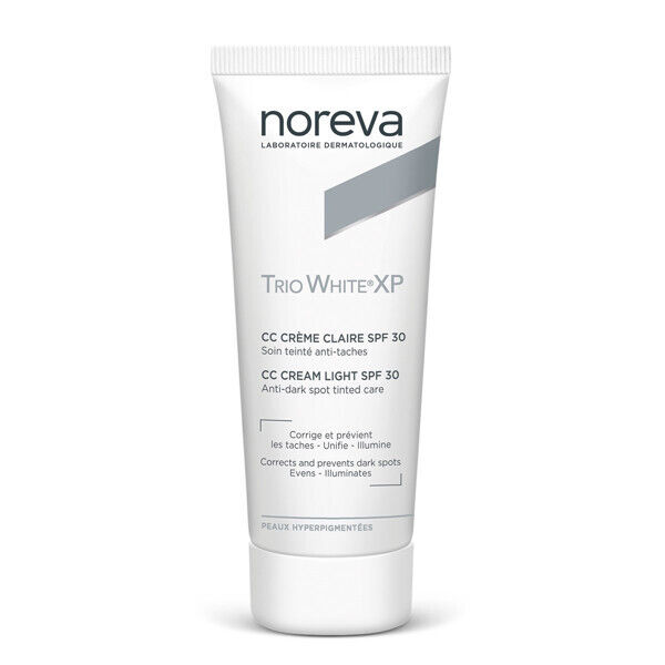 NOREVA TRIO WHITE XP CC Cream Light Anti-Dark Spot Tinted Care SPF 30 40 ml