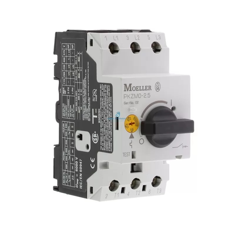 Eaton 072736 PKZM0-2,5 interruttore salvamotore 1,6-2,5A