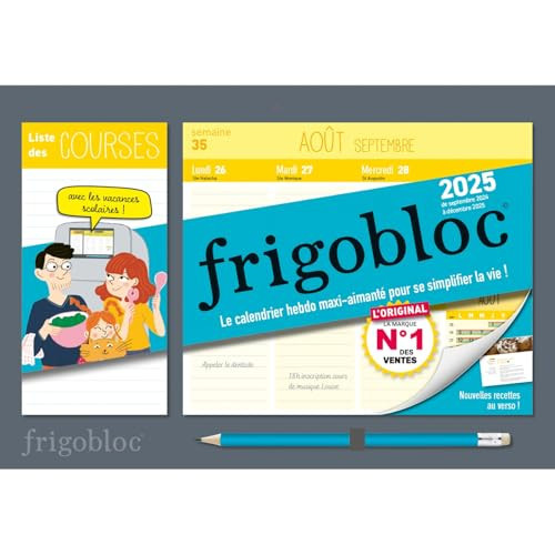 Frigobloc - Le calendrier hebdo maxi-aimanté pour se simplifier la vie (l6X)