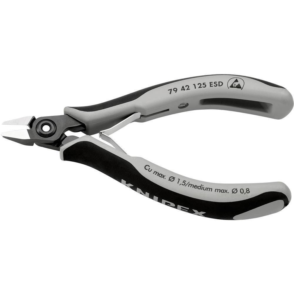 Knipex 79 42 125 ESD ESD Tronchese laterale senza sfaccettature 125 mm