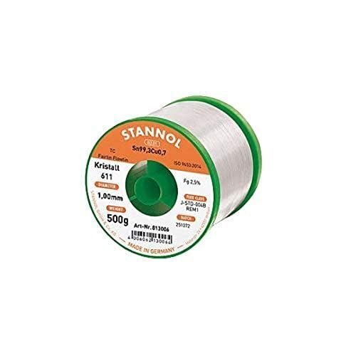 Filo Saldante 0,5Mm, 100G Con Flusso STANNOL 813008