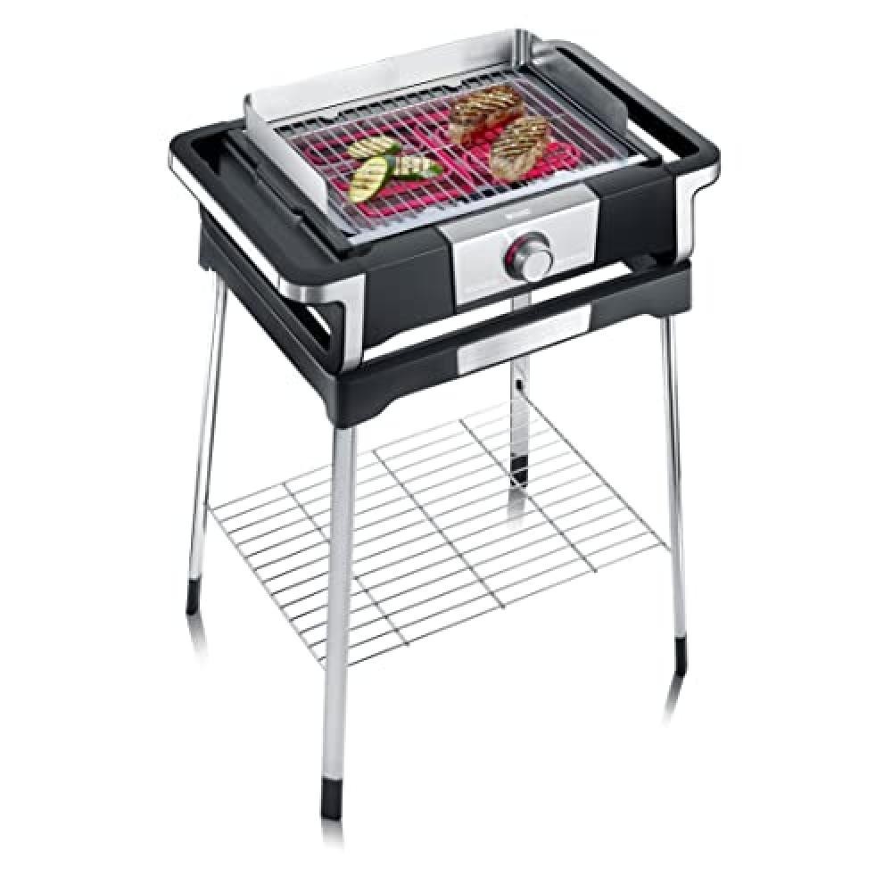 SEVERIN SENOA BOOST S PG 8117 - Barbecue elettrico con piedistallo, con avvio ra