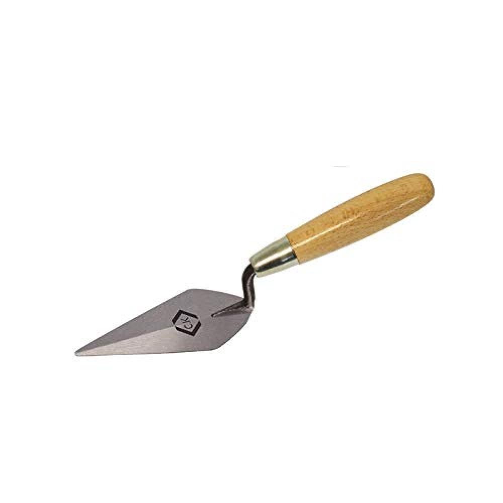 (TG. 100 mm) C.K Pointing Trowel Carbon Steel Wood Grip 100mm - NUOVO
