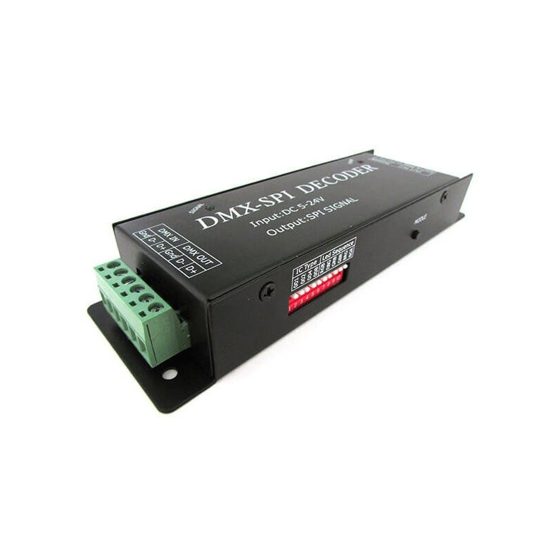 Convertitore DMX SPI Decoder Converter IC WS2811 WS2801 LPD6803 TM1803 TM1809 TM