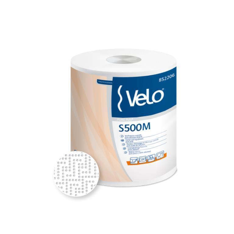 VELO BOBINA PURE PULP S500M 1PZ 2 VELI, 500 STRAPPI, 115 MT. SPIROLL