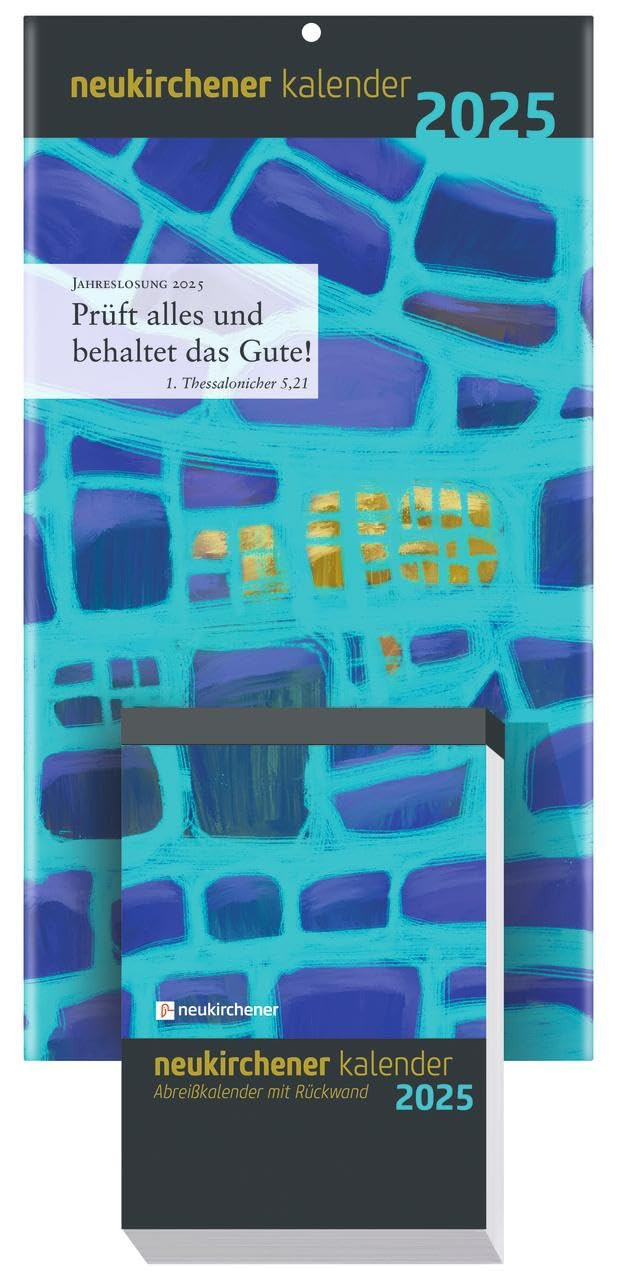 Neukirchener Kalender 2025 - Abreißkalender mit Rückwand (h0S)