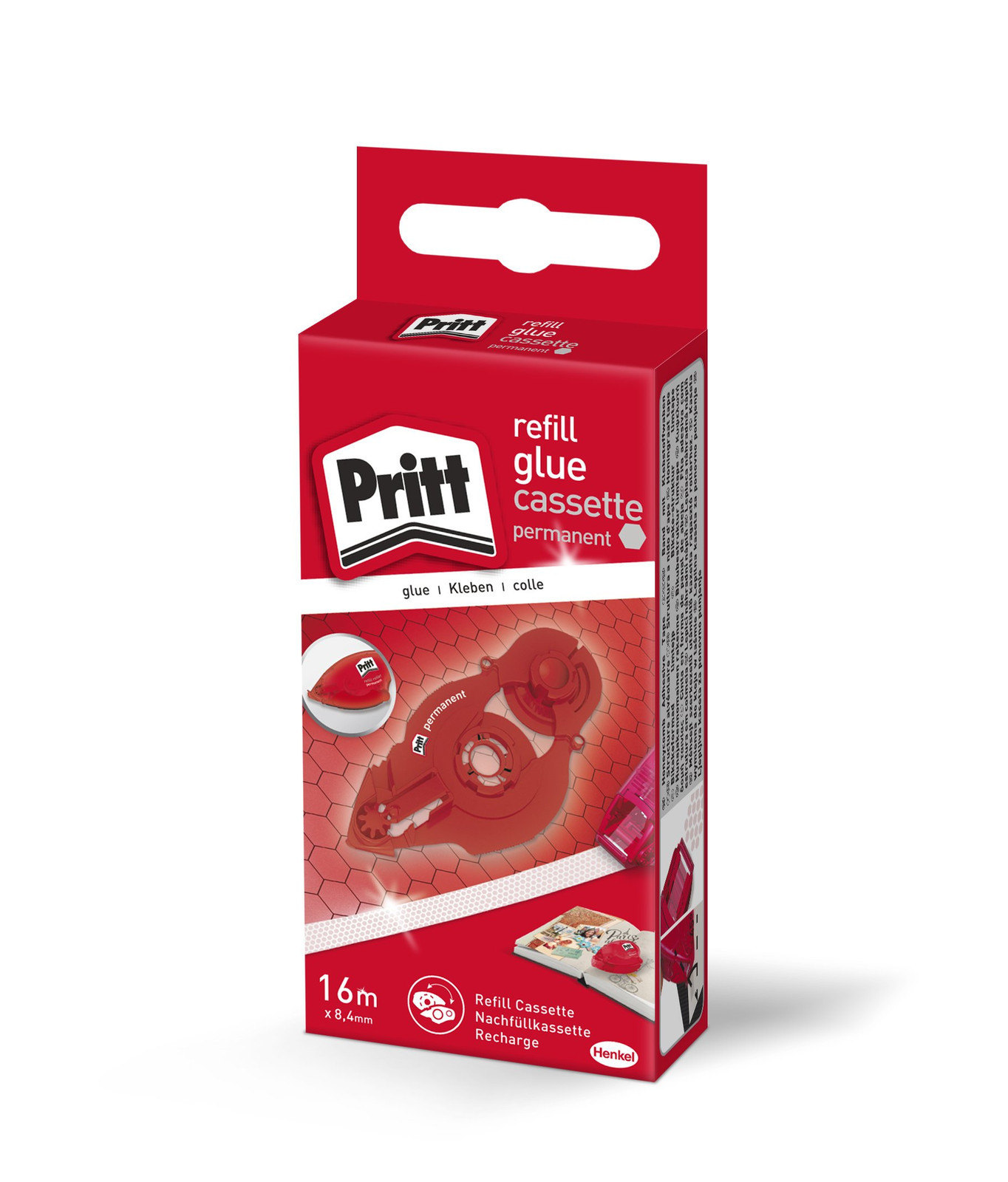 Pritt zrxph colla Roller Refill Laser, permanente, Band lunghezza: 16 m, larghez