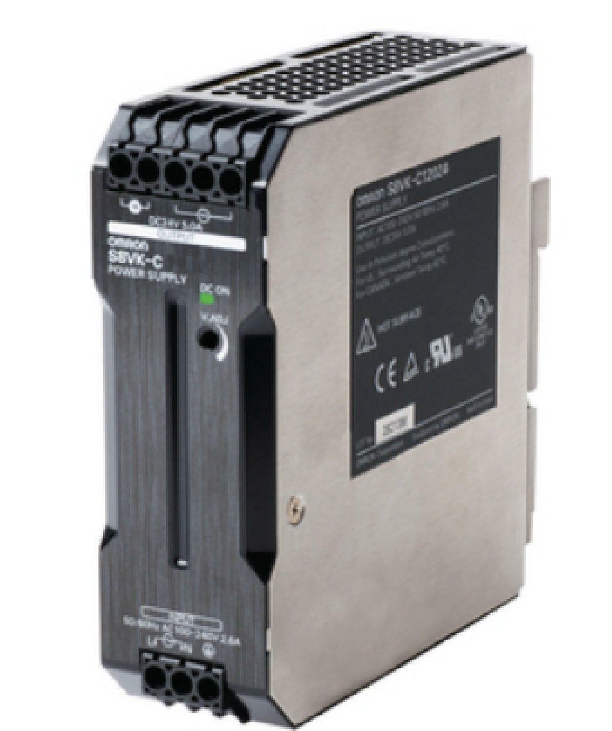 OMRON ALIMENTATORE SWITCHING MONOFASE 24V/5A CLASSE A DIN S8VKC12024
