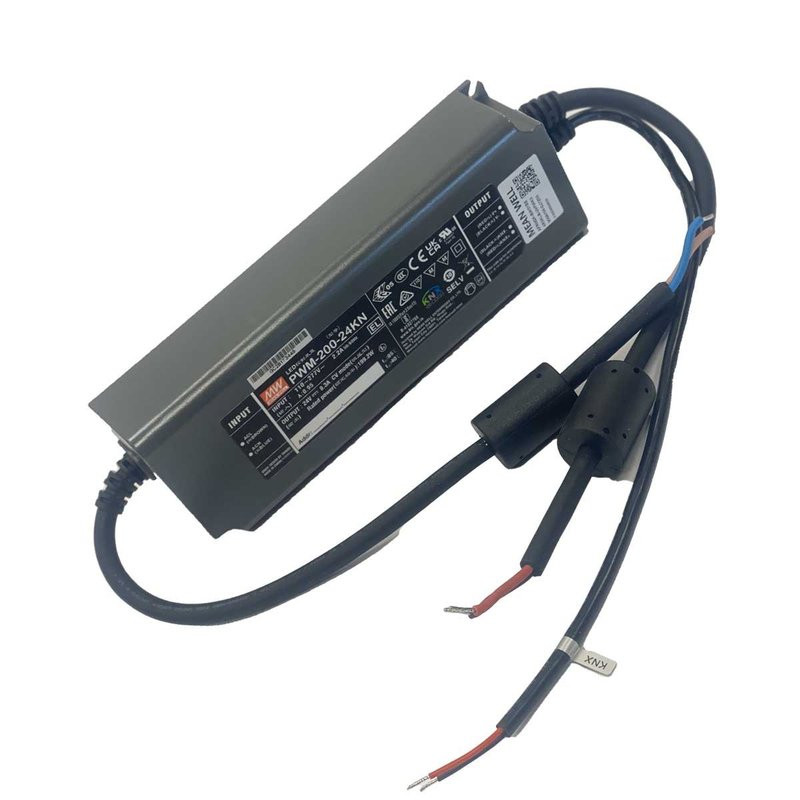 MW MEAN WELL PWM-200-24KN Alimentatore Led Dimmerabile KNX 200W 24V 8,3A IP67 In