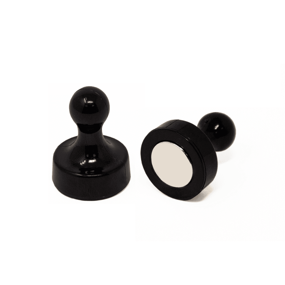 Magnete Skittle Ad Alta Potenza, 19mm Dia X 25mm - Nero (confezione Da 100)