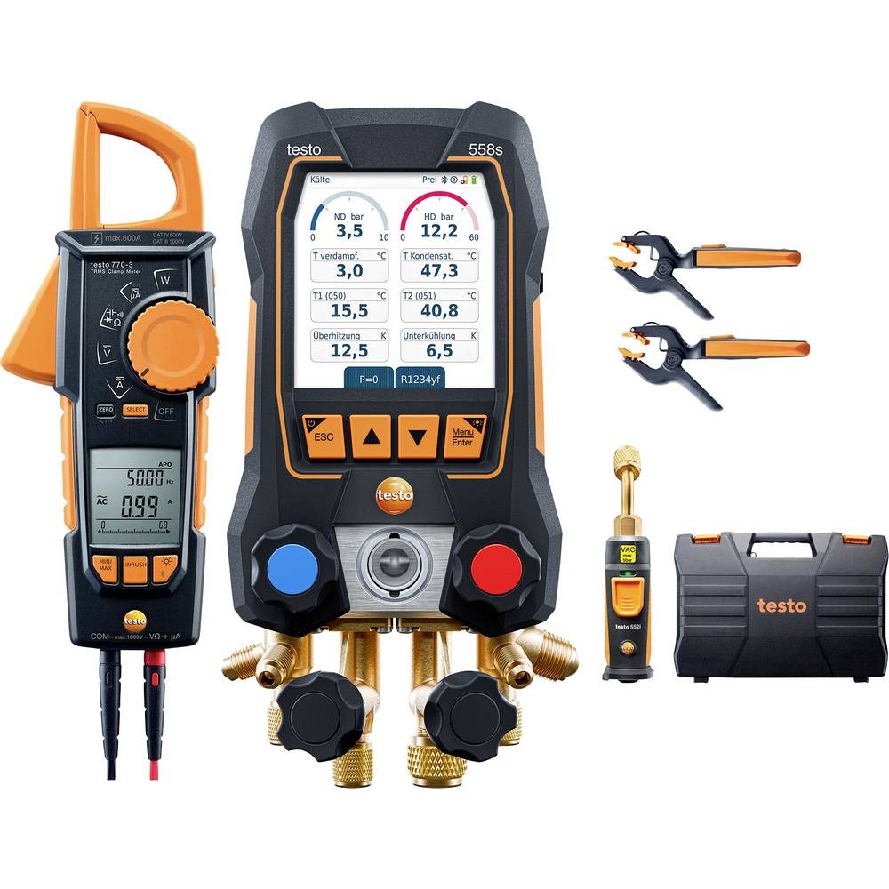 #####Smart Vakuum Set testo 558s #####mit Stromzange