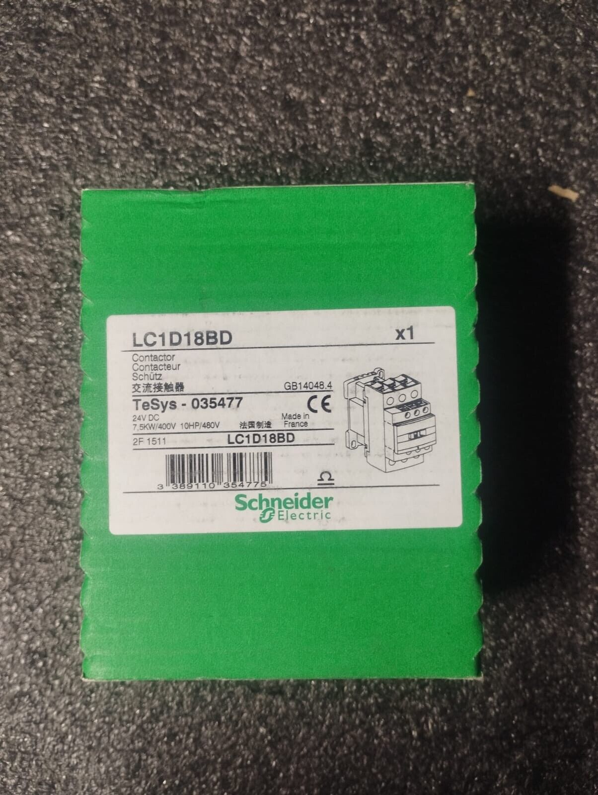 Schneider Electric LC1D18BD Contactor