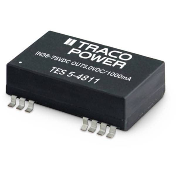 TES 5-2412 CONVERTITORE DC/DC SMD 24 V/DC 5 V/DC 420 MA 5 W NUM. USCITE 1 X  1