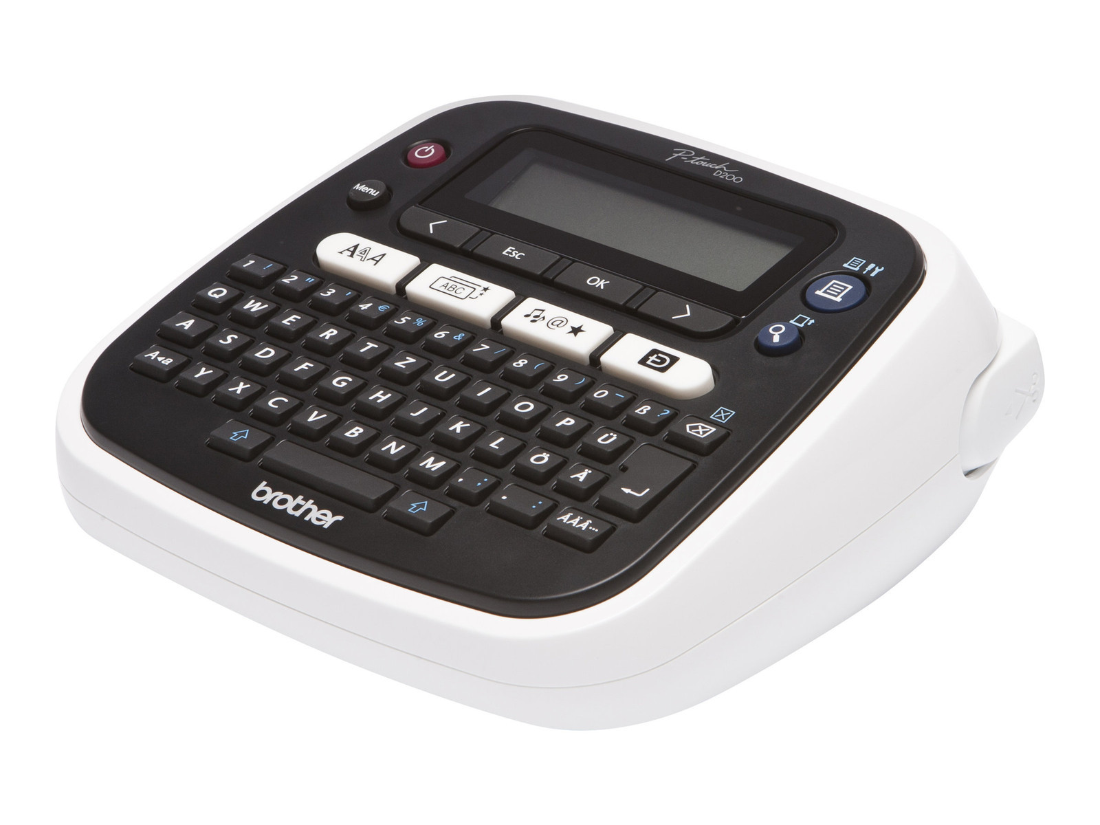 Brother PT-D200BW TZe Trasferimento termico 180 x 180 DPI 20 PTD200BWZG1