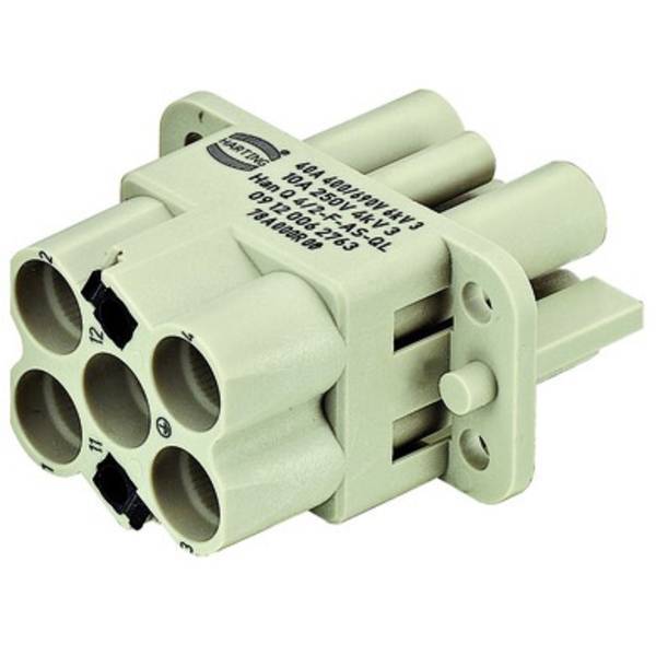 INSERTO PRESA 09 12 006 2763 HARTING CONTENUTO 1 PZ