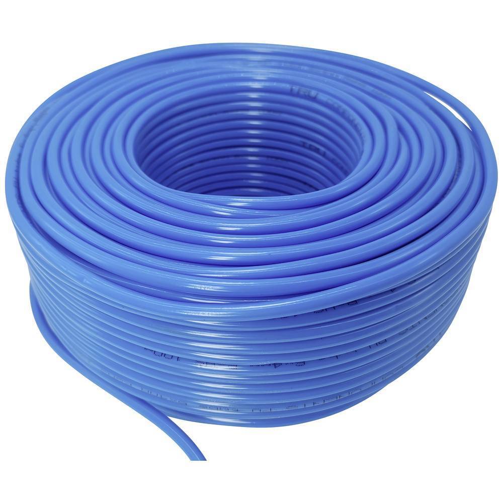 TRU COMPONENTS Tubo per aria compressa PU4X2.5 Poliuretano Blu Diam int: 2.5 mm