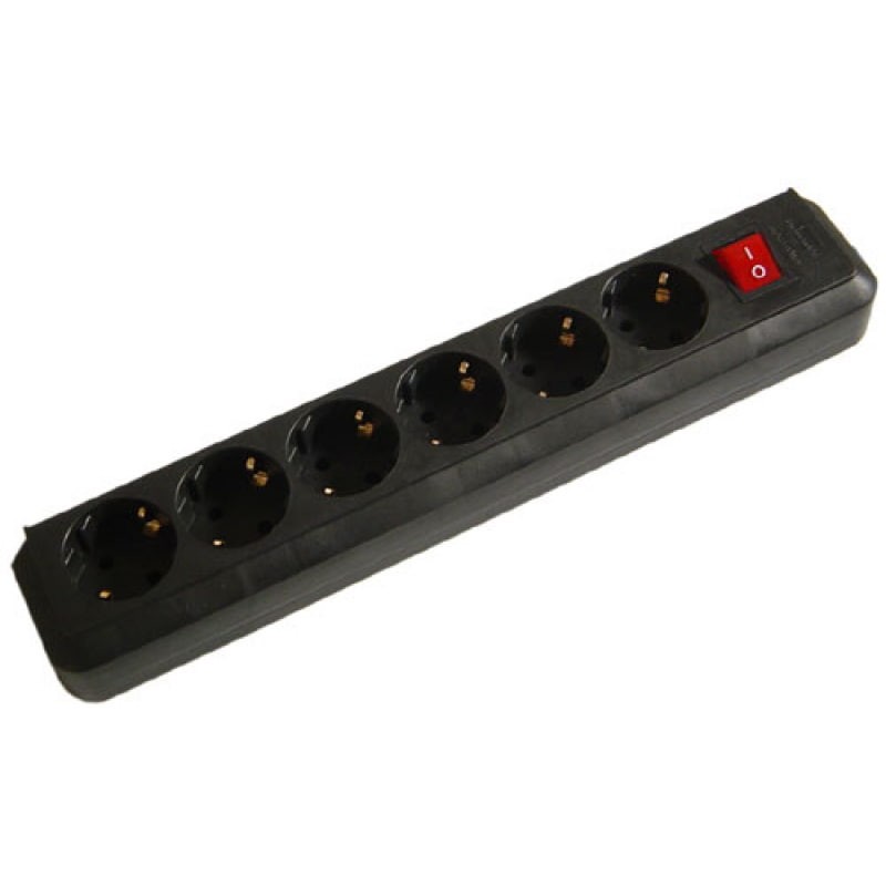 Brennenstuhl Eco 1,5 m Nero 6 presa(e) AC Nero 6x AC 1.5m 1159500015