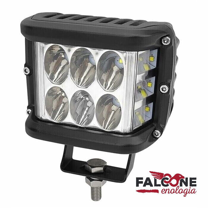 FARO DA LAVORO PROFESSIONALE A 12 LED 36W 2800 LM TRATTORE MULETTO ESCAVATORE