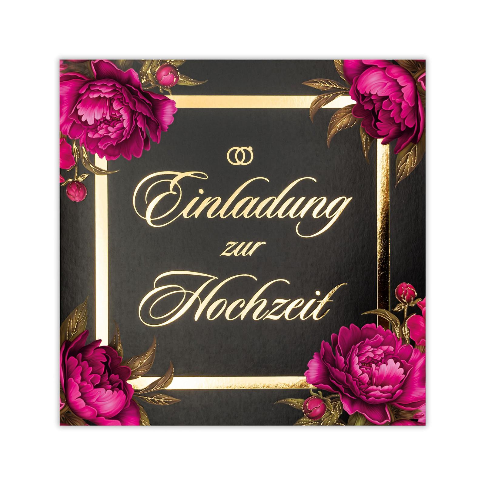 art nuvo Set di inviti per matrimonio, 20 pezzi, 135 x 135 mm, con (u1p)
