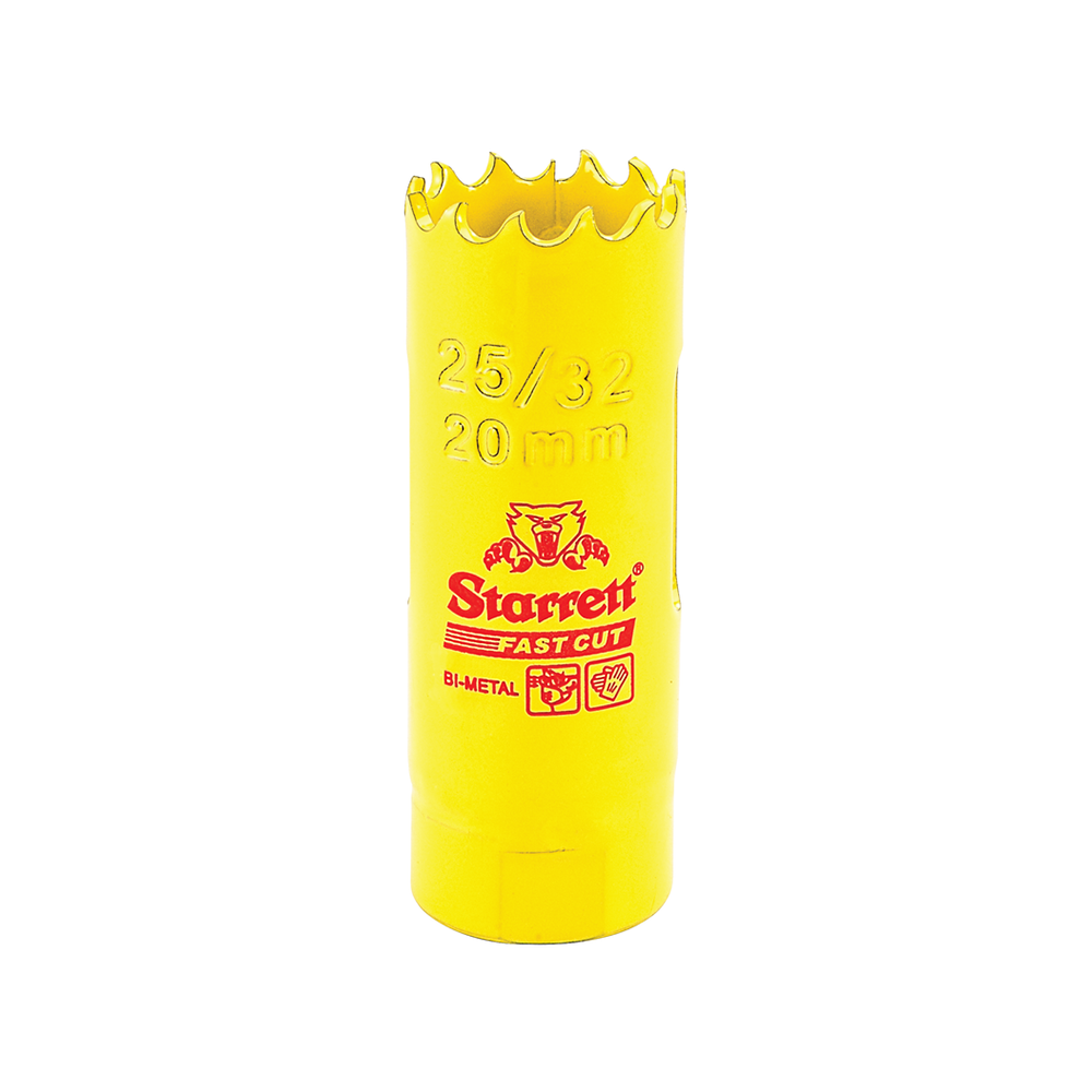 STARRETT 20 MM -25/32'' SEGHA A TAZZA BIMETALLICA FAST CUT