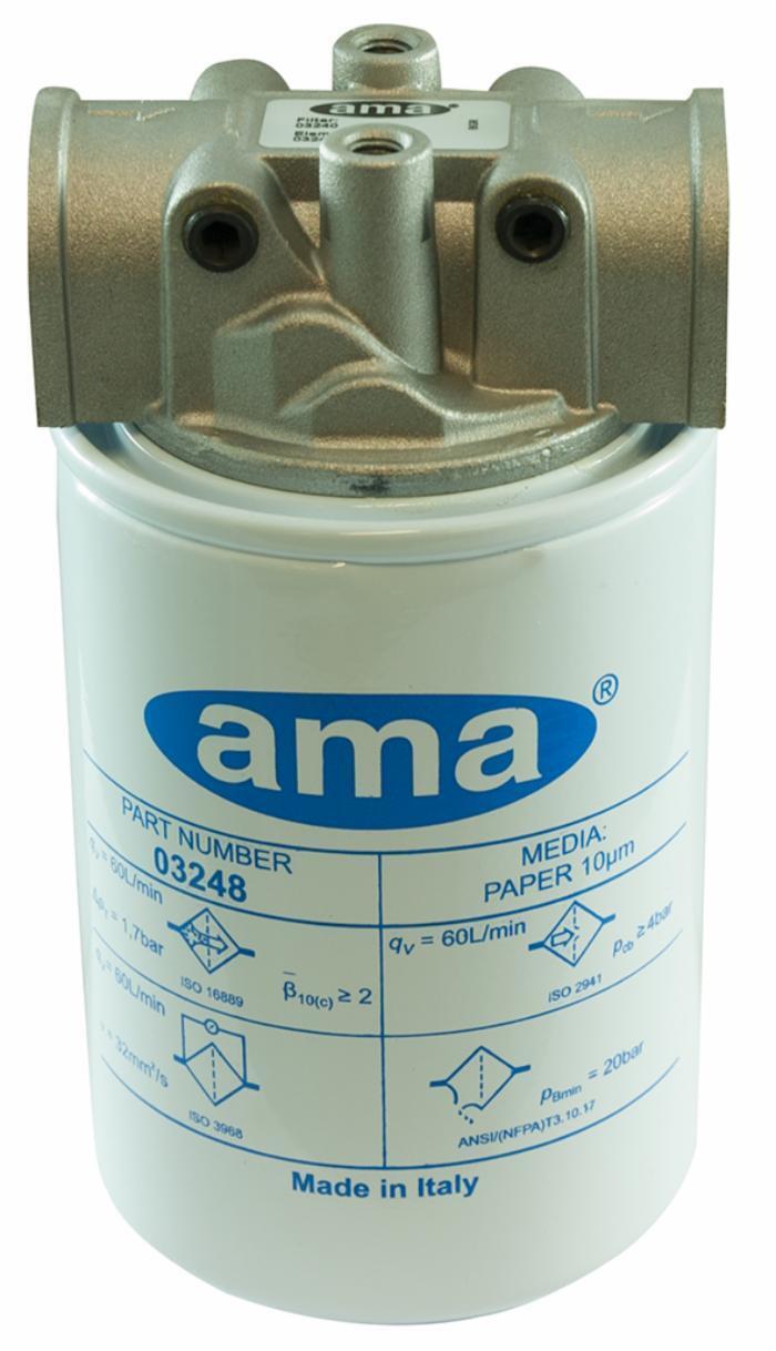 Filtro Oleodinamico Spin-on Ama 3/4" 10µ