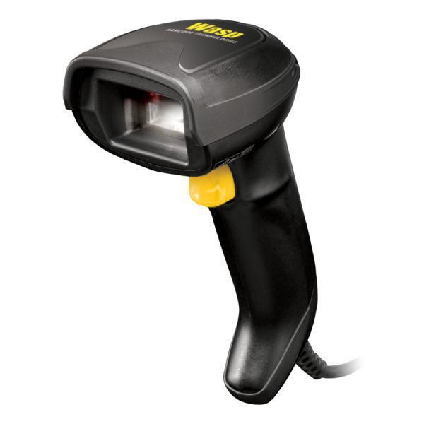 Wasp WDI4700 Lettore di codici a barre portatile 1D/2D LED Nero, Giallo (WDI4700